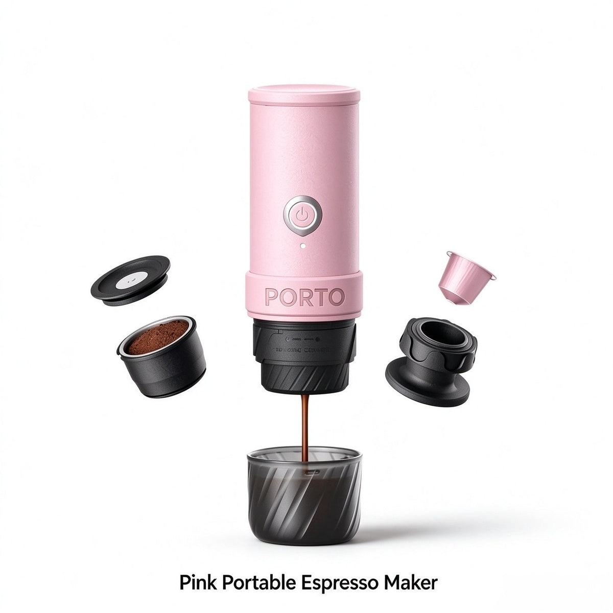 ☕ Wireless Portable Espresso Machine Dual Use for Coffee Pods & Coffee Powder for Camping & Road Trips