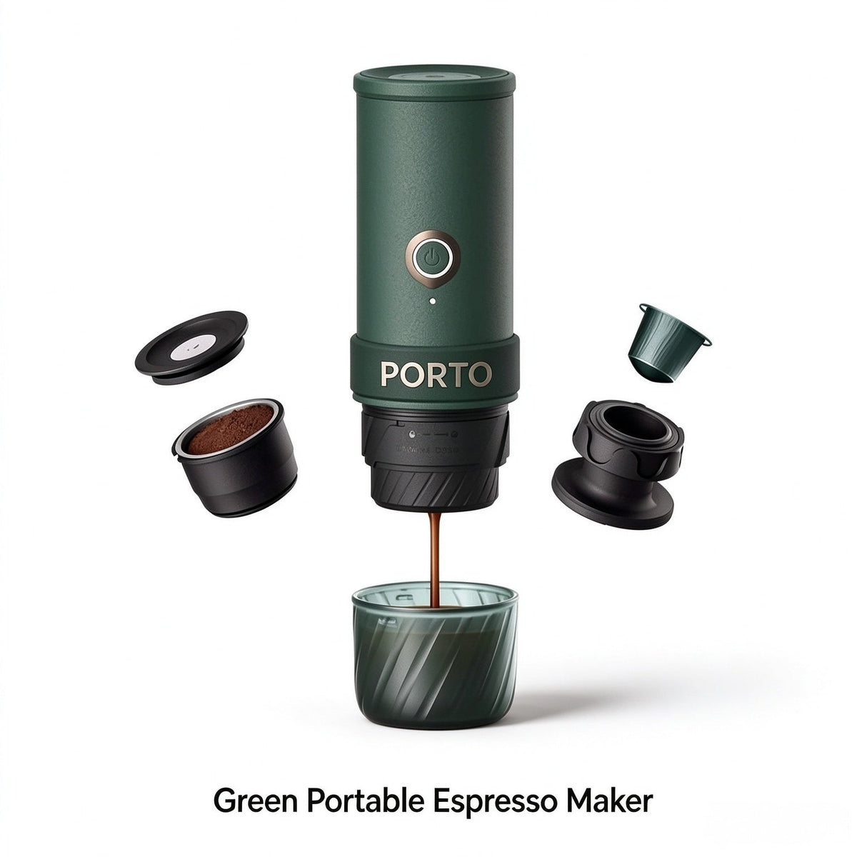 ☕ Wireless Portable Espresso Machine Dual Use for Coffee Pods & Coffee Powder for Camping & Road Trips