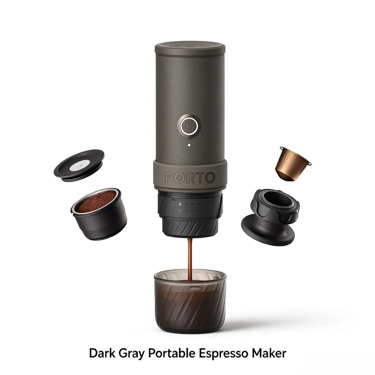☕ Wireless Portable Espresso Machine Dual Use for Coffee Pods & Coffee Powder for Camping & Road Trips
